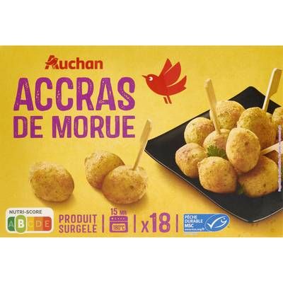 Auchan Accras de morue - MSC, 300g