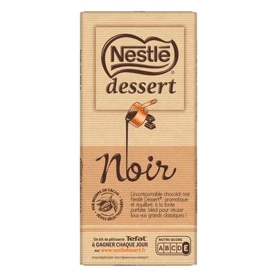 Nestlé Dessert Chocolat Pâtissier Noir, 205g