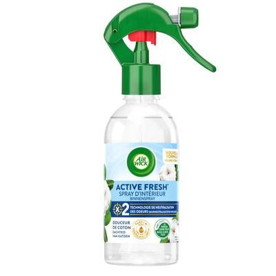 Air Wick Désodorisant Spray Neutralisateur d'odeurs Douceur coton, 237ml