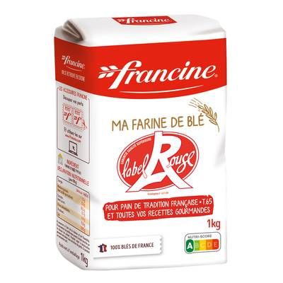 Francine Farine de Blé T65 Label Rouge, 1kg