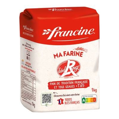 Francine Farine de Blé T65 Label Rouge, 1kg