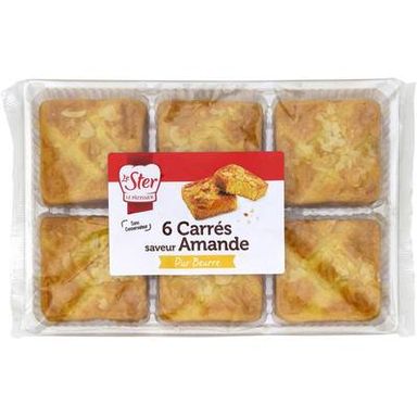 Le Ster Carré Saveur Amande x6, 280g