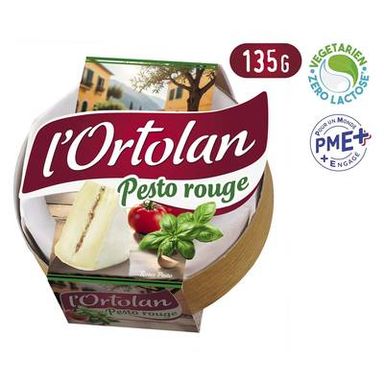 L'Ortolan Fromage fourré au pesto rouge, 130g