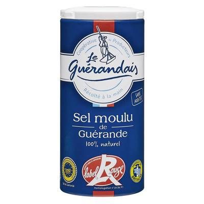 Le Guérandais Sel Fin de Guérande en Boite IGP Label Rouge, 250g