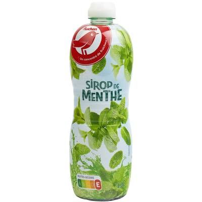 Auchan Sirop de menthe, 1,3L