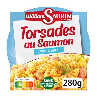 William Saurin Torsades au Saumon Crème et Aneth, 280g