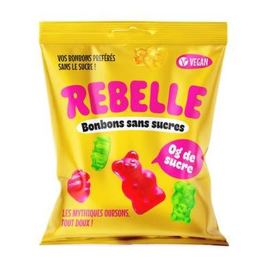 Rebelle Bonbon Oursous Sans Sucre, 50g