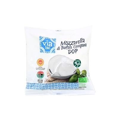 ViaBio Mozzarella bio Di Bufala Campana DOP, 125g