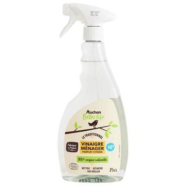 Auchan Better Life Spray vinaigre ménager naturel, 750ml