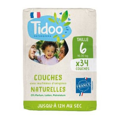 Tidoo Couches Jumbo Pack T6 (16-30kg), 34 couches