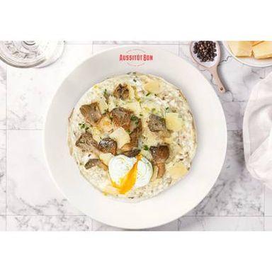 Aussitôt Bon Risotto Pleurote, Oeuf Mollet, 385g