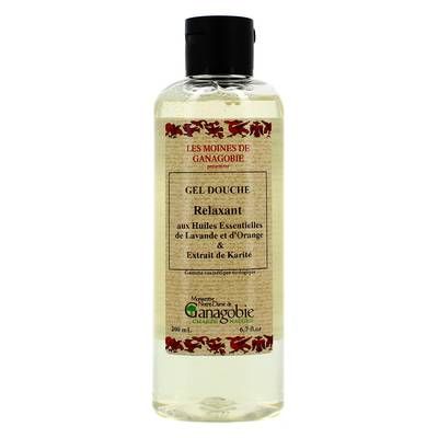 Abbaye De Ganagobie Gel douche relaxant lavande orange karité, 200ml