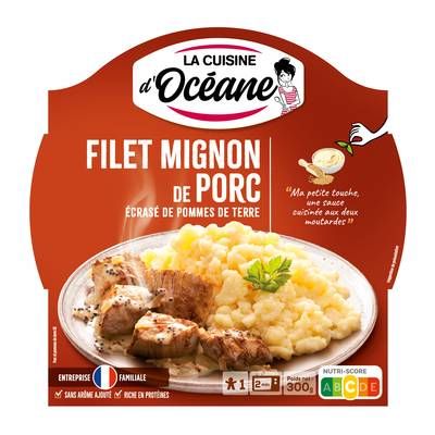 La Cuisine d'Océane Filet Mignon de Porc et Ecrasé de Pommes de Terre, 300g