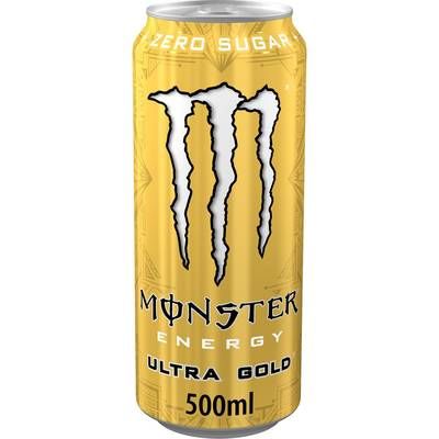 Monster Energy drink Zero sucres Ultra Gold, 50cl