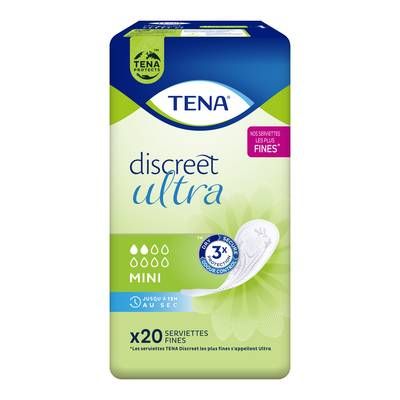 Tena Lady Serviettes incontinence Flux Mini, 20 serviettes