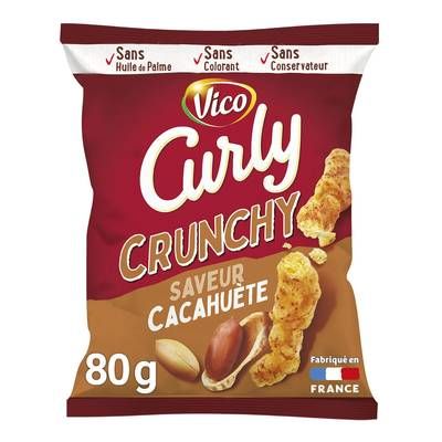 Curly CURLY crunchy cacahuete 80g, 80g