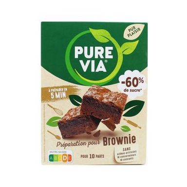 Pure Via Préparation pour brownie, 337g