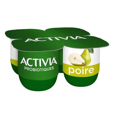 Activia Yaourt Poire Bifidus, 4x125g