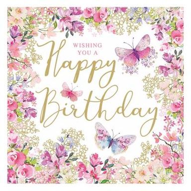 Paperproducts Design Serviettes papier Happy Birthday Wishes, 20 serviettes de 33 x 33 cm