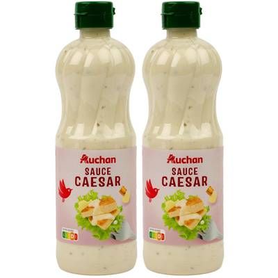 Auchan Sauce Caesar, Lot de 2x50cl