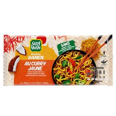 Suzi Wan Nouilles Ramen précuites au Curry Jaune, 320g