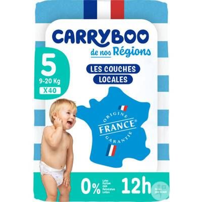 Carryboo de Nos Region Couche T5 (12-25kg), 40 couches