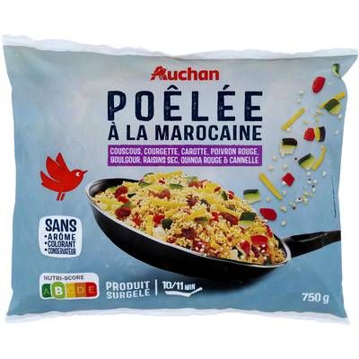 Auchan Poêlée à la marocaine, 750g