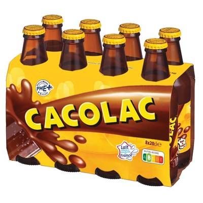 Cacolac Boisson lactée au chocolat, 8x20cl