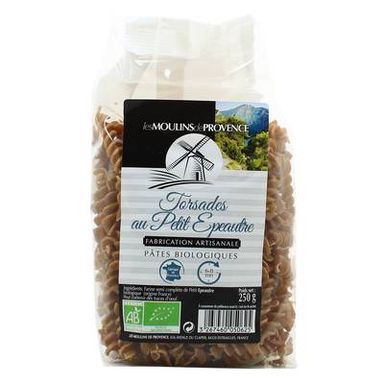Les Moulins De Provence Torsades au petit épeautre Bio, 250G