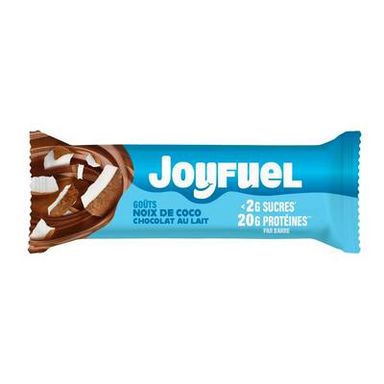 Joyfuel Barre Protéinée Noix de coco et Chocolat au Lait, 55g