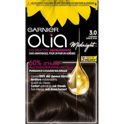 Garnier Coloration permanente 3.0 châtain foncé pur, 1 pièce
