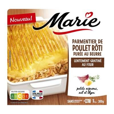 Marie Parmentier de Poulet Rôti, Pureé au Beurre, 300g