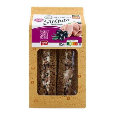 L'Italie des Saveurs Sandwich Thon & Olives Noires, 150g