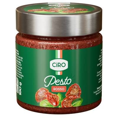 Ciro Sauce Pesto Rosso - Tomates séchées et Basilic, 180g