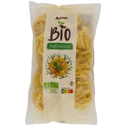 Auchan BIO Pâtes Tagliatelle Bio, 500g