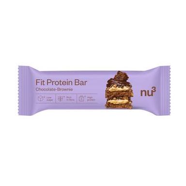 NU3 Barre Protéinée Chocolat Brownie- Fit Protein Bar, 55g