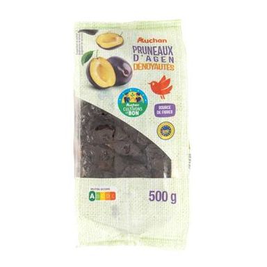 Auchan Pruneaux d'Agen Dénoyautés, 500g