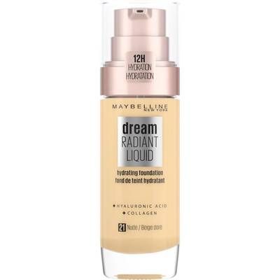 Gemey Maybelline Fond de teint Dream Satin Fluide, Beige Doré N°21 - 30ml