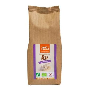 Mon Fournil Farine complète de riz bio sans gluten, 400g