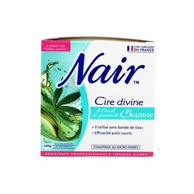 Nair Cire Divine à l'Huile de Graine de Chanvre, 400g