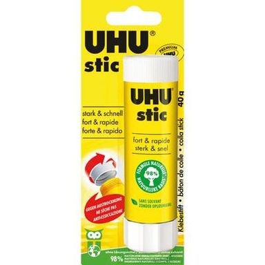 Uhu Bâton de colle blanche sans solvant, 40 g