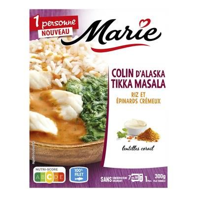 Marie Colin d'Alaska Tikka Masala, 300g