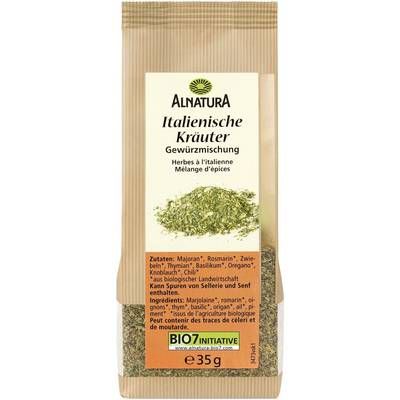 Alnatura Herbes à l'Italienne - Mélange d'épices bio, 35g