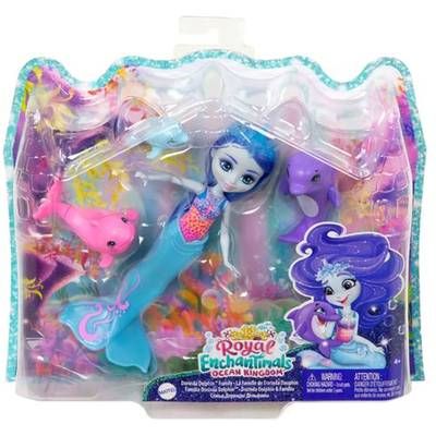 Enchantimals - Mattel Dorinda Dauphin et Dauphins - HCF72 - Enchantimals