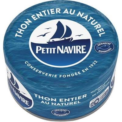 Petit Navire Thon Entier Albacore Au Naturel, 140g