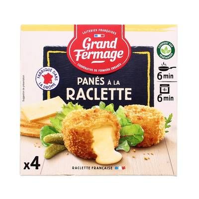 Grand Fermage Panés à la raclette, 4x25g