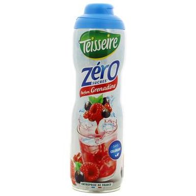 Teisseire Zero Sucre Sirop de Grenadine sans sucres, 60cl