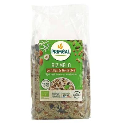 Priméal Riz mélo lentille noisette bio, 500g
