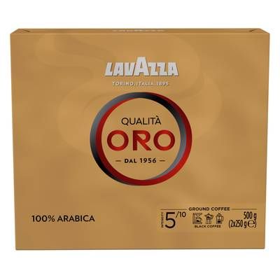 Lavazza Café moulu Qualita Oro 100% arabica, 2x250g