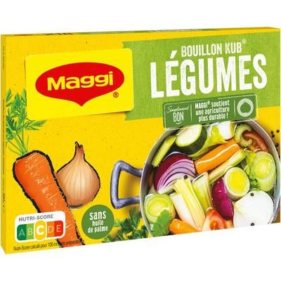 Maggi Bouillon Kub Légumes - 18 cubes, 18x10g